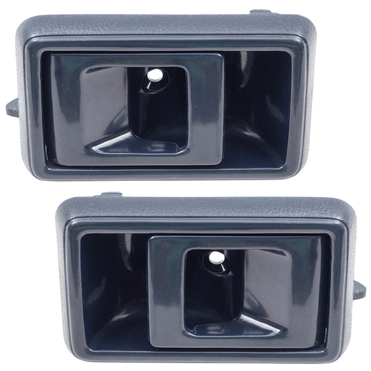 Brock Replacement Pair Set Inside Inner Blue Door Handles Compatible with Prizm 4Runner Camry Corolla Tacoma Pickup Truck 6920604010B1 6920504010B1