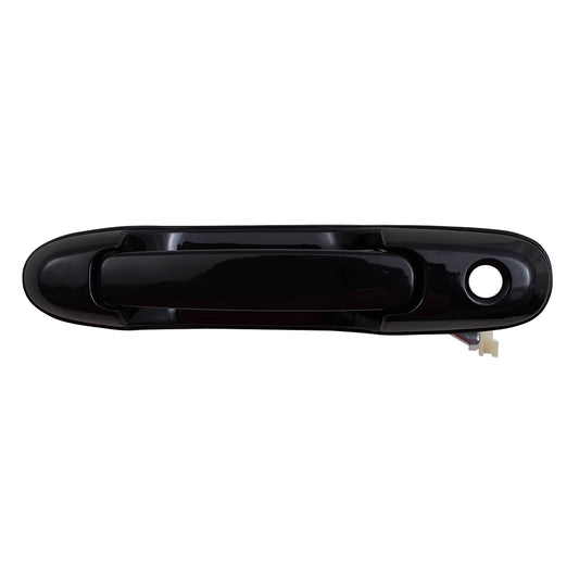 Fits 98-03 Toyota Sienna Van Passengers Outside Exterior Front Black Door Handle