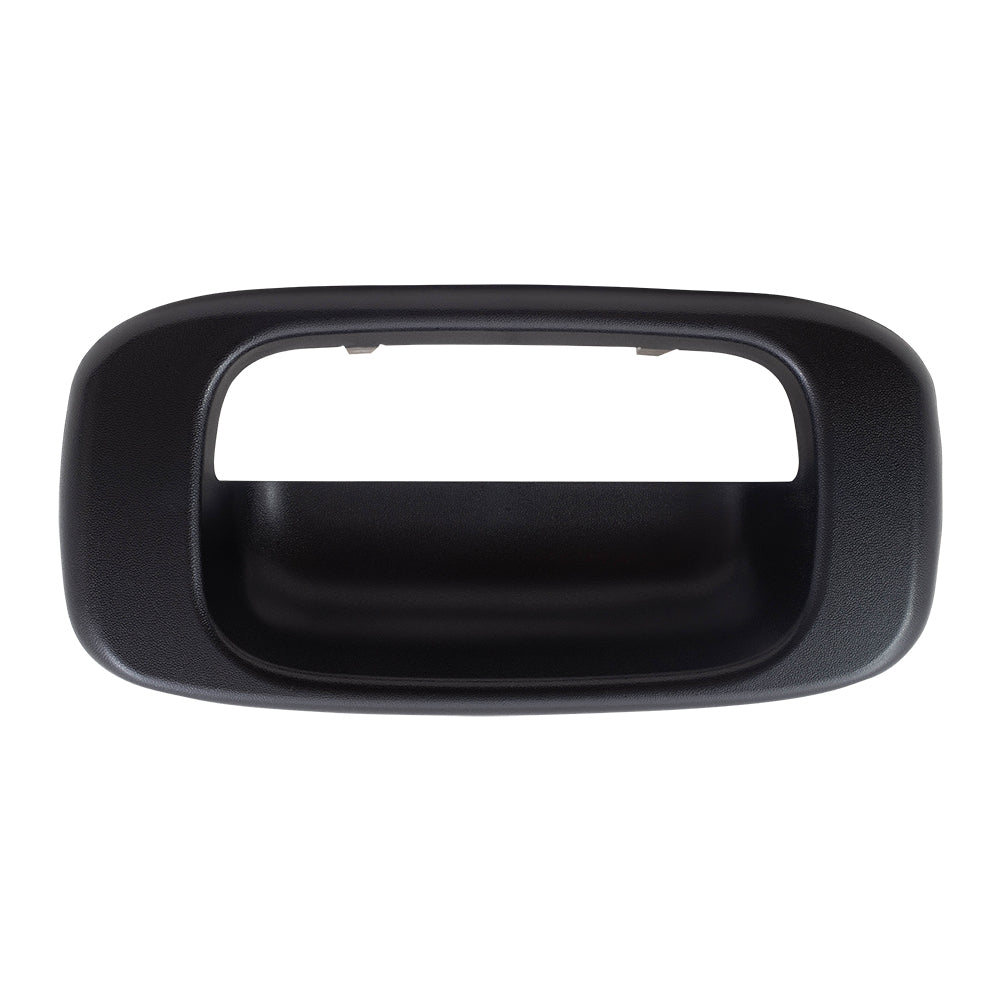 Brock Replacement Tailgate Liftgate Textured Handle Trim Bezel Compatible with Pickup Truck 15228539