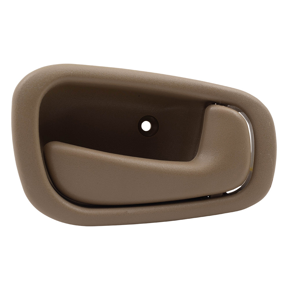 Inside Door Handle for 98-02 Toyota Corolla Chevy Prizm Passengers Light Brown