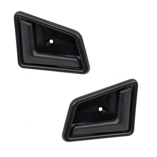 Brock Replacement Pair Set Inside Door Handles Textured Compatible with 4 Door Sidekick Tracker 8313056B015ES 83140-56B01-5ES