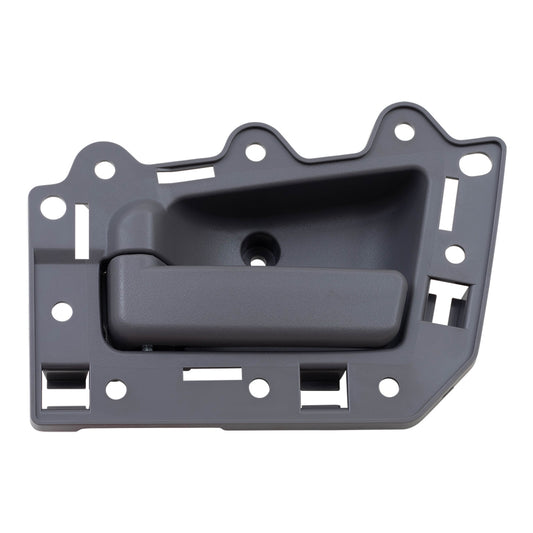 Brock Replacement Drivers Front Inside Inner Gray Door Handle Compatible with 05-10 Grand Cherokee SUV 1JV471J3AA